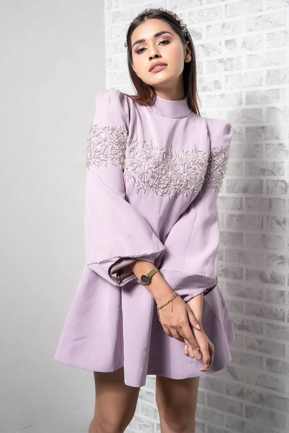 Lavender on sale party dress