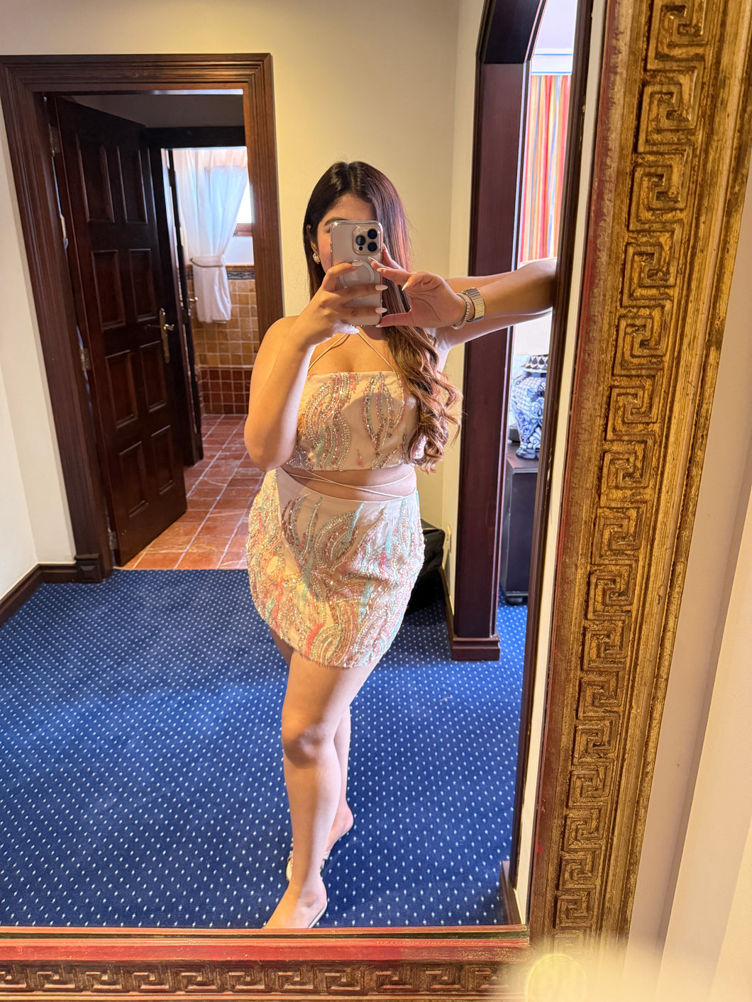 Darling Bustier and Straight Skirt Set