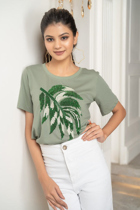 Leafy Green Tshirt (6942308794546)