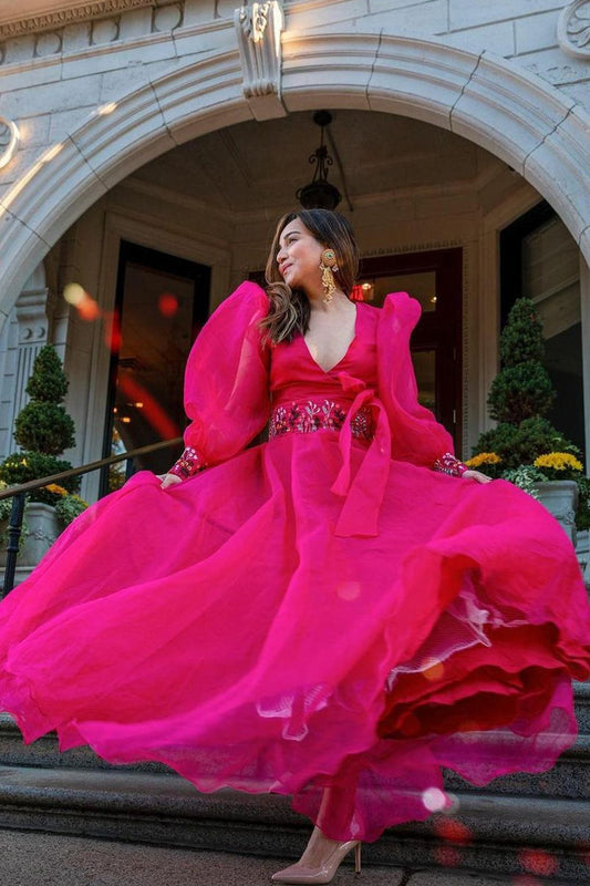 Magenta Skirt Set (7041683980466)